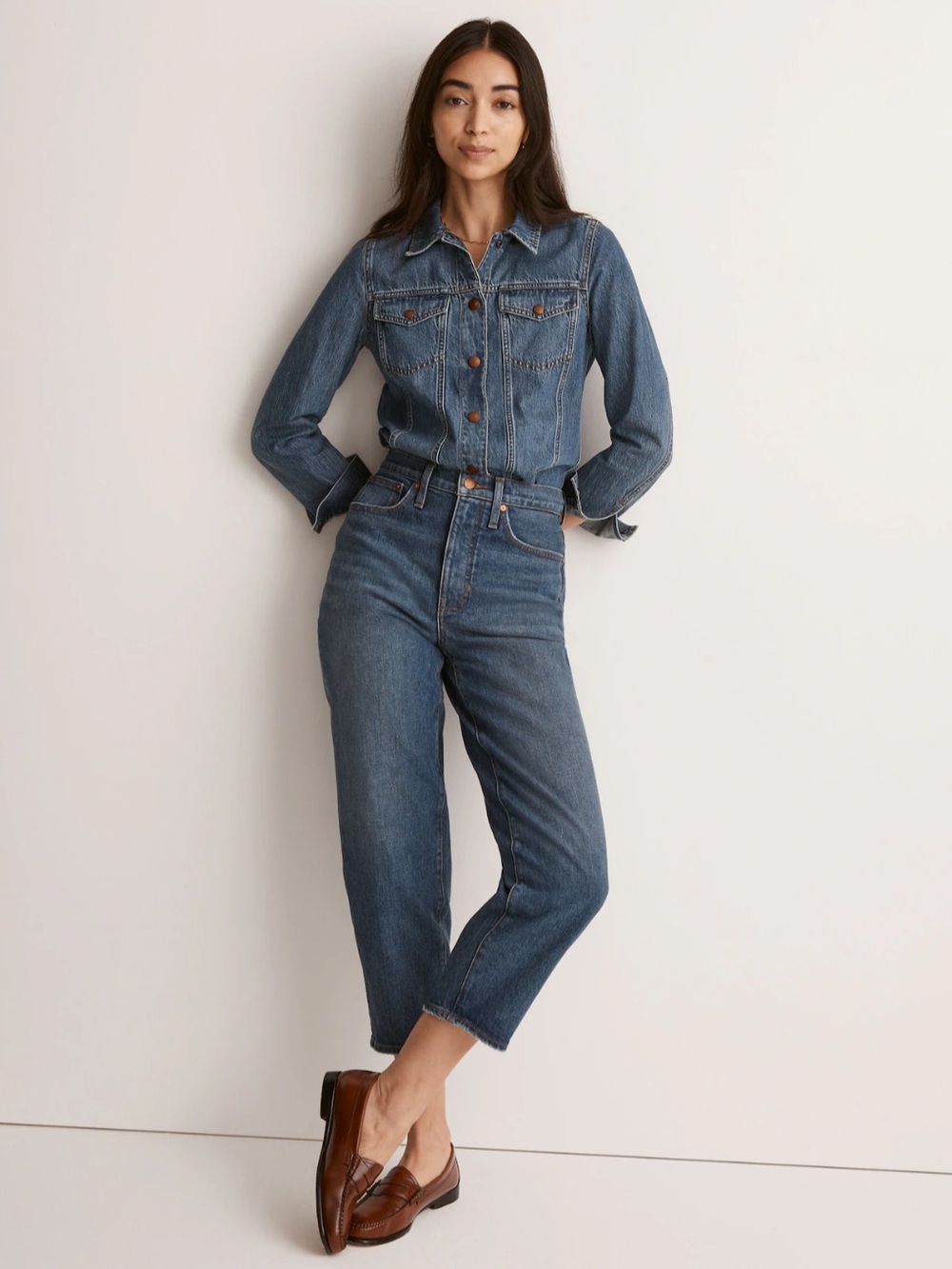 Madewell Balloon Denim Blue Jeans - 24